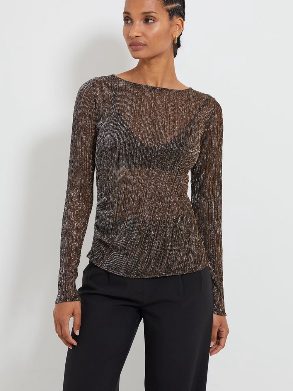 Rachel Zoe Long Sleeve Top with Camisole